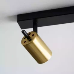 Dunelm Carter 4 Light Gold Spotlight Bar -Cheap wall lights Store 30754822 alt05