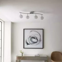 Dunelm Cecillie 4 Light Spotlight Bar -Cheap wall lights Store 30754828 alt03