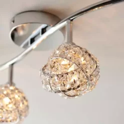 Dunelm Cecillie 4 Light Spotlight Bar -Cheap wall lights Store 30754828 alt04