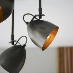 Dunelm Rolton 3 Light Gunmetal Spotlight -Cheap wall lights Store 30754830 alt05