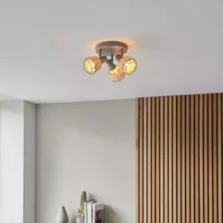 Dunelm Ohio 3 Light Grey Spotlight -Cheap wall lights Store 30754832 alt02