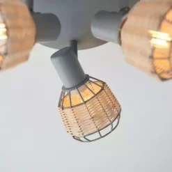 Dunelm Ohio 3 Light Grey Spotlight -Cheap wall lights Store 30754832 alt05