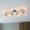 Dunelm Ohio 4 Light Grey Spotlight Bar -Cheap wall lights Store 30754833