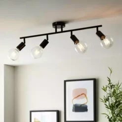Dunelm Koppla 4 Light Spotlight Bar