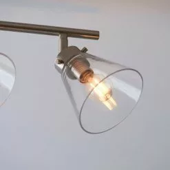 Dunelm Delavin 4 Light Satin Nickel Spotlight Bar -Cheap wall lights Store 30754843 alt04