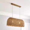 Churchgate Cotes Rattan 2 Light Diner Ceiling Fitting 2 Churchgate Cotes Rattan 2 Light Diner Ceiling Fitting -Cheap wall lights Store 30755690