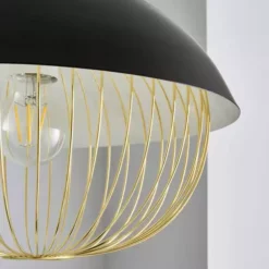 Dunelm Emzo Black Ceiling Fitting 35cm -Cheap wall lights Store 30755731 alt02