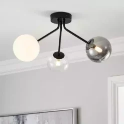 Dunelm Nila 3 Light Ceiling Fitting