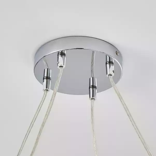 Dunelm Iris Hoop 4 Light Ceiling Fitting 6 Dunelm Iris Hoop 4 Light Ceiling Fitting - Image 4