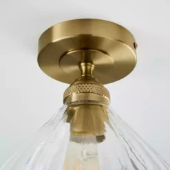 Churchgate Allexton Glass Flush Fitting -Cheap wall lights Store 30755740 alt03