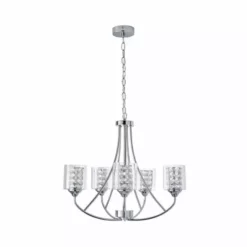 Dunelm Frankie 5 Light Ceiling Fitting -Cheap wall lights Store 30755753 alt05