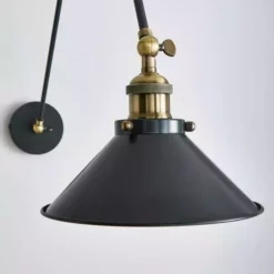 Dunelm Logan Grey Arm Ceiling And Wall Light -Cheap wall lights Store 30755758 alt02