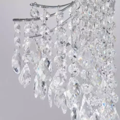 Dunelm Sheridan 1 Light Chrome Ceiling Fitting -Cheap wall lights Store 30755763 alt02