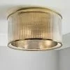 Dunelm Kruze Glass Flush Fitting -Cheap wall lights Store 30755765