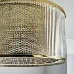 Dunelm Kruze Glass Flush Fitting -Cheap wall lights Store 30755765 alt02