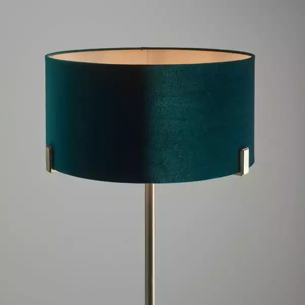 Vogue Lighting Vogue Balaton 1 Light Green Velvet Floor Lamp 5 Vogue Lighting Vogue Balaton 1 Light Green Velvet Floor Lamp - Image 3