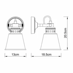 Vogue Lighting Vogue Cape Wall Light -Cheap wall lights Store 30755853 alt07