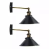 Dunelm Logan Grey Industrial Wall Light Twin Pack -Cheap wall lights Store 30762320