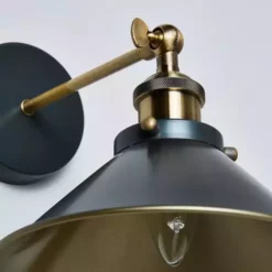 Dunelm Logan Grey Industrial Wall Light Twin Pack -Cheap wall lights Store 30762320 alt03