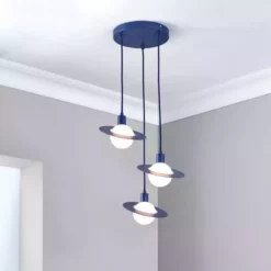 Dunelm Saturn 3 Light Cluster Ceiling Fitting