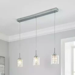 Dunelm Frankie 3 Light Bar Ceiling Fitting
