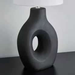 Dunelm Dinah Sculptural Black Table Lamp 9 Dunelm Dinah Sculptural Black Table Lamp -Cheap wall lights Store 30763290 alt02