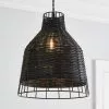 Dunelm Lowa Easy Fit Pendant Black -Cheap wall lights Store 30766149