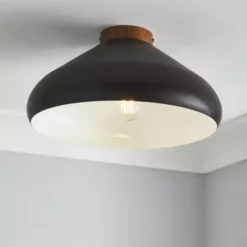 Elements Wolston 1 Light Flush Ceiling Fitting