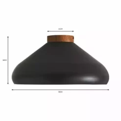 Elements Wolston 1 Light Flush Ceiling Fitting -Cheap wall lights Store 30766162 alt07