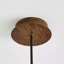 Dunelm Tien Walnut 1 Light Pendant Ceiling Fitting -Cheap wall lights Store 30766176 alt03