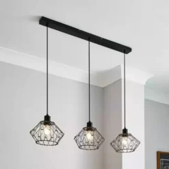 Dunelm Frances 3 Light Diner Ceiling Fitting