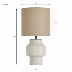 Dunelm Montreal 42cm Table Lamp -Cheap wall lights Store 30766243 alt07