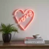 Dunelm Love Heart Neon Sign -Cheap wall lights Store 30767721