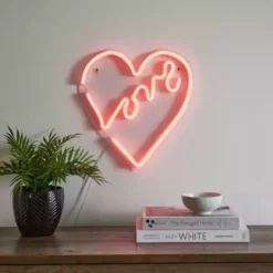 Dunelm Love Heart Neon Sign