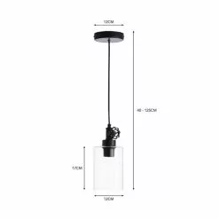 Dunelm Bates 1 Light Ceiling Fitting Industrial -Cheap wall lights Store 30768639 alt07