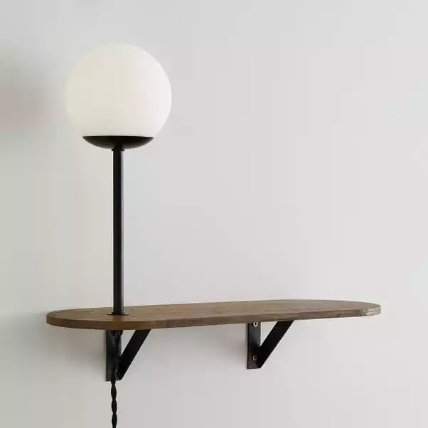 Elements Visby Shelf Wall Light Walnut 4 Elements Visby Shelf Wall Light Walnut - Image 2