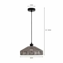 Dunelm Kabir 1 Light Ceiling Fitting -Cheap wall lights Store 30768648 alt07