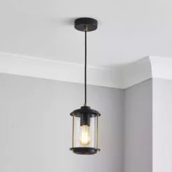 Dunelm Weston 1 Light Industrial Ceiling Pendant