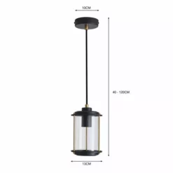 Dunelm Weston 1 Light Industrial Ceiling Pendant -Cheap wall lights Store 30768661 alt07