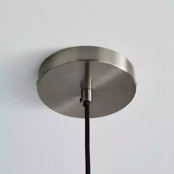 Dunelm Amelie Opal Satin Nickel Glass Light Ceiling Fitting 6 Dunelm Amelie Opal Satin Nickel Glass Light Ceiling Fitting - Image 4