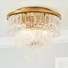 Dunelm Mankai Textured Glass Flush Ceiling Fitting -Cheap wall lights Store 30769296