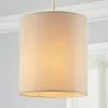 Dunelm Nesa 18cm Velvet Cylinder Shade -Cheap wall lights Store 30770046