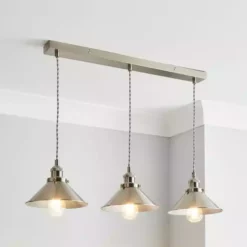 Dunelm Logan 3 Light Industrial Diner Ceiling Fitting