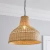 Dunelm Keoni Bamboo Easy Fit Pendant 35cm -Cheap wall lights Store 30770179