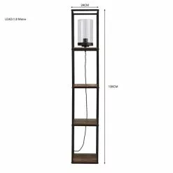 Dunelm Fulton Shelved Floor Lamp -Cheap wall lights Store 30783561 alt05