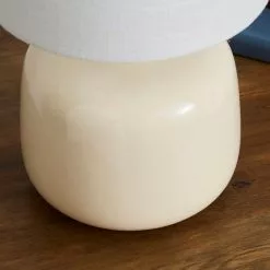 Dunelm Oslo Cream Ceramic Table Lamp -Cheap wall lights Store 30783573 alt02
