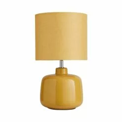 Dunelm Oslo Ochre Ceramic Table Lamp -Cheap wall lights Store 30783574 alt04