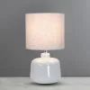 Dunelm Oslo Dove Grey Ceramic Table Lamp -Cheap wall lights Store 30783575