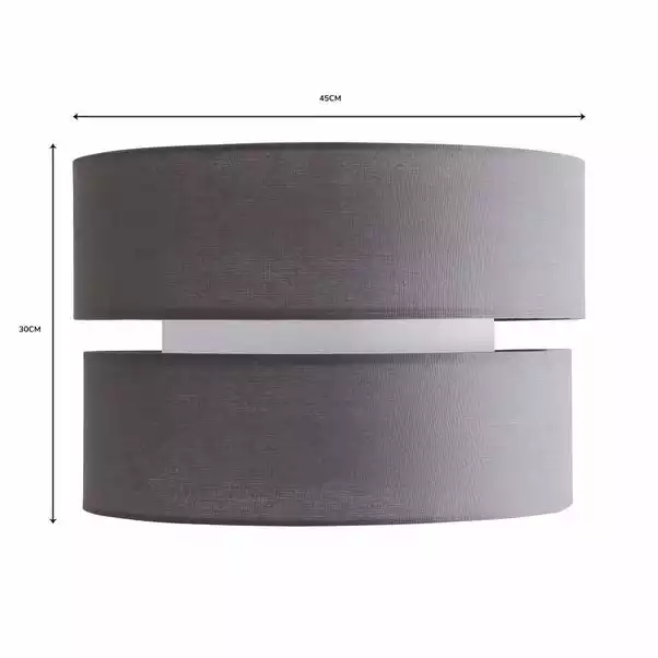 Dunelm Frea Drum Shade 45cm 6 Dunelm Frea Drum Shade 45cm - Image 4
