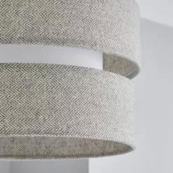 Dunelm Frea Lennox Herringbone Shade 30cm -Cheap wall lights Store 30784210 alt02